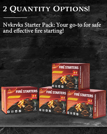 Nvkrvks fire starter squares brand story